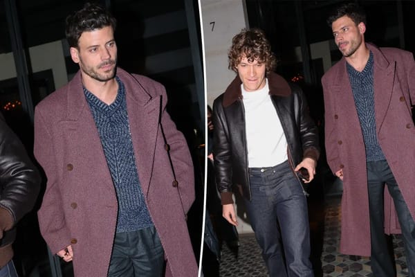 Francois Arnaud pictured with Heated Rivalry co-star Connor Storrie in Paris — Pagesix.com