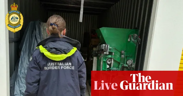 ABF seizes machine able to make up to 3.6m cigarettes a day in Sydney — I.guim.co.uk