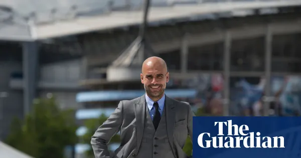 Ten years on from Manchester City naming Pep Guardiola — I.guim.co.uk