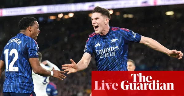 Arsenal 3-0 up at Leeds; Bournemouth and Brighton also lead — I.guim.co.uk