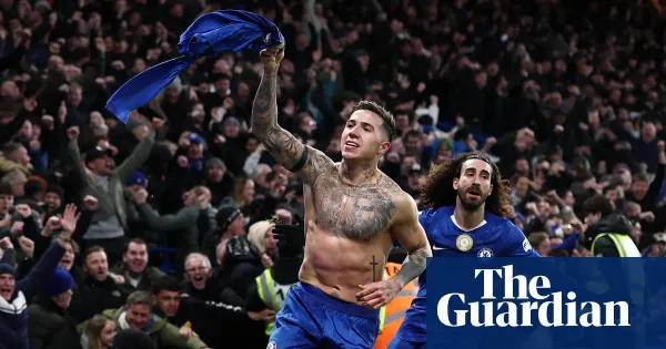 Enzo Fernández nets 92nd‑minute winner as Chelsea come from 2-0 down to beat West Ham 3-2 — I.guim.co.uk