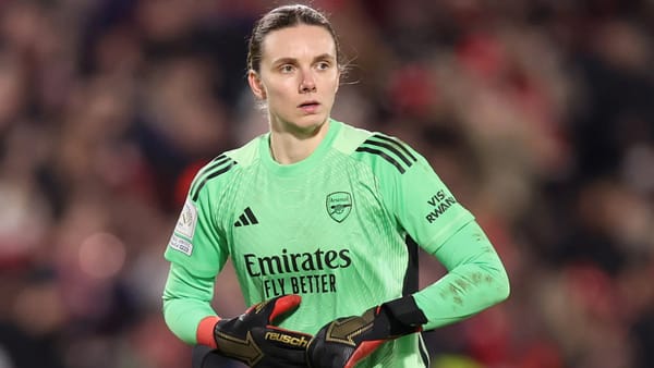 Arsenal keeper Anneke Borbe stretchered off in neck brace during Champions Cup win — Assets.goal.com