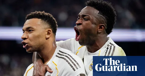 Mbappé’s 100th‑minute penalty gives Real Madrid 2-1 win as Bellingham limps off — I.guim.co.uk