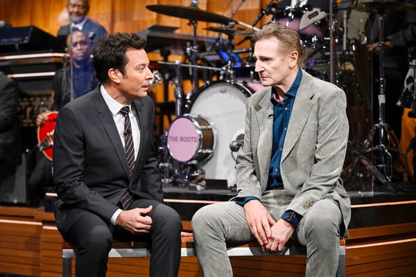 Liam Neeson, Jimmy Fallon Reenact RHOSLC Reunion Scene — Nbc.com