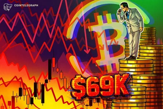 Bitcoin Sees First $69,000 Dip in 15 Months as 'Someone Enormous' Sells — images.cointelegraph.com