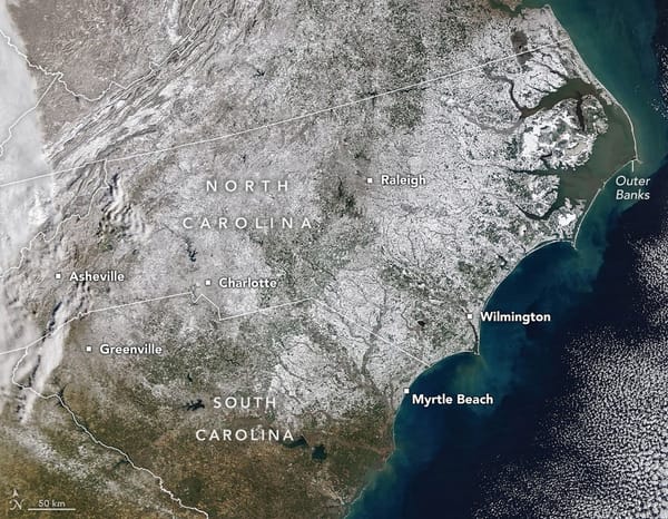 A Winter Blanket Covers North Carolina — assets.science.nasa.gov