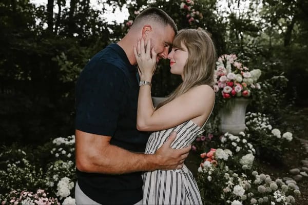 Travis Kelce jokes about Garage Beer at his and Taylor Swift's wedding reception — pagesix.com
