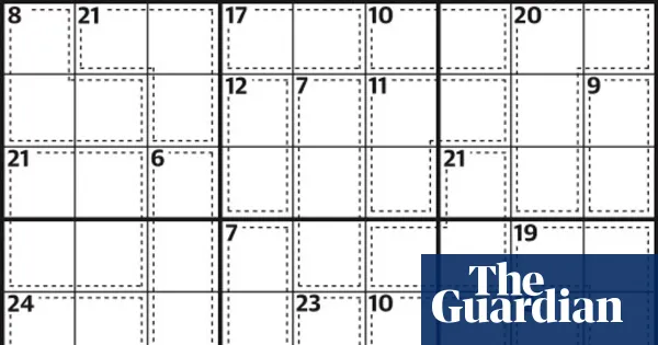 Killer sudoku 1,008 — Lifestyle | The Guardian