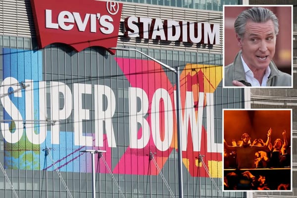 Gavin Newsom ducks into private Super Bowl bash, tries to keep a low profile — Pagesix