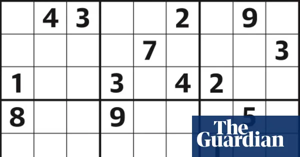 Sudoku 7,201 expert — Lifestyle | The Guardian