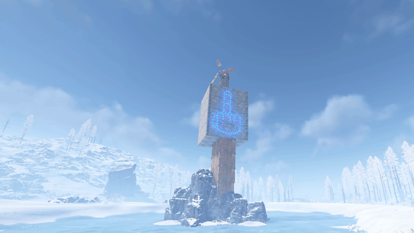Rust player builds giant illuminated middle finger to farewell neighbours — Pcgamer