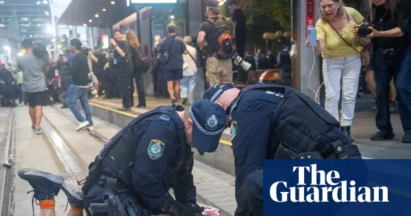 NSW police pepper spray protesters at Sydney rally opposing Isaac Herzog’s visit — World news | The Guardian