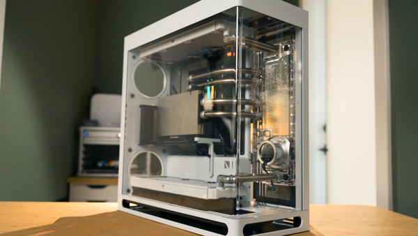 This YouTuber spent two months building a titanium-liquid-cooled gaming PC — Pcgamer
