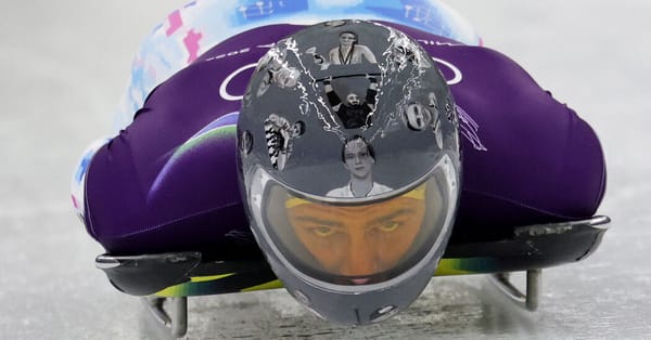 Olympic Officials Ban Ukrainian’s Helmet Honoring War Dead — NYT > World > Europe