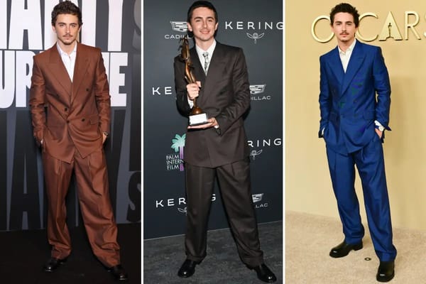 Outfit repeater: Timothée Chalamet's 'Marty Supreme' Givenchy suits in five colors — Pagesix