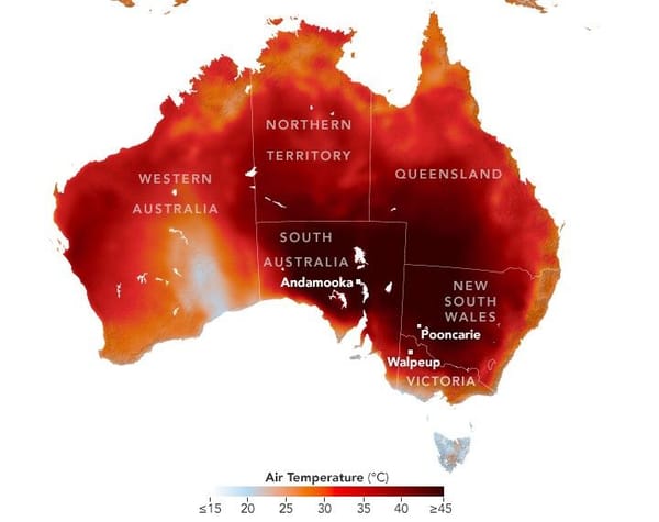 January heatwave scorched southeastern Australia — NASA Science
