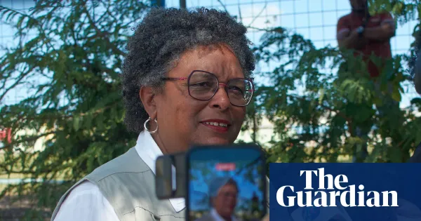 Mia Mottley wins third term as BLP takes all seats — World news | The Guardian