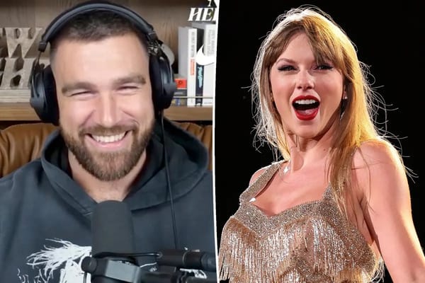 Travis Kelce references Taylor Swift lyric on Valentine's Day card — Pagesix
