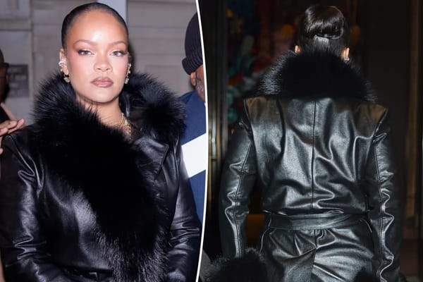 Rihanna wardrobe malfunction at A$AP Rocky's AWGE fashion show — Pagesix
