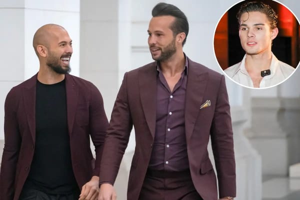 Manosphere surfaces at Fashion Week with Tate brothers and Clavicular — Pagesix