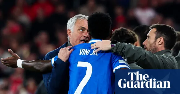 Mourinho accused of gaslighting over Vinícius’s racism complaint — Football | The Guardian