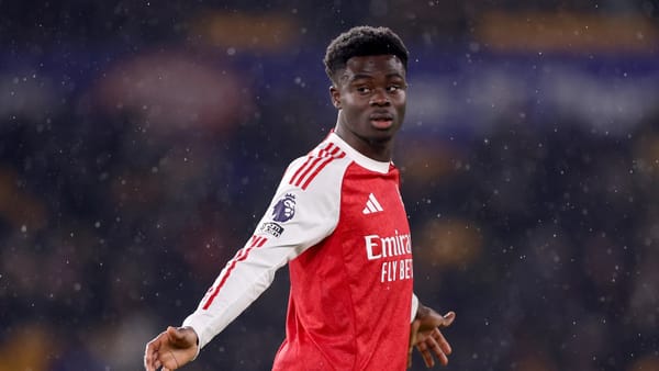 Hoddle criticises Saka's 'flat' reaction to Wolves draw — Goal