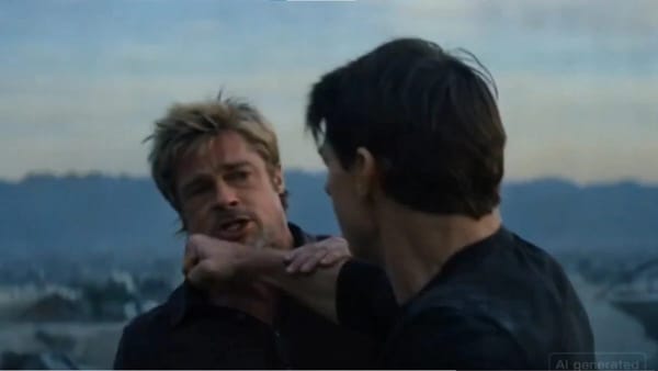 Viral AI Fight Between Tom Cruise and Brad Pitt Likely Relied on Stunt Footage — Kotaku