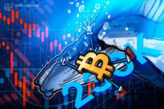 Bitcoin Whales Rebuild Reserves With 236K BTC in 90-days — Cointelegraph.com News