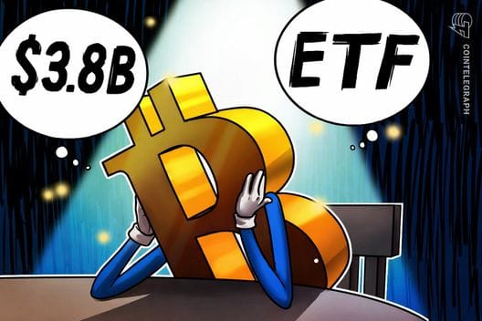 Spot Bitcoin ETFs Post Five Consecutive Weeks of Outflows Reaching $3.8B — Cointelegraph.com News