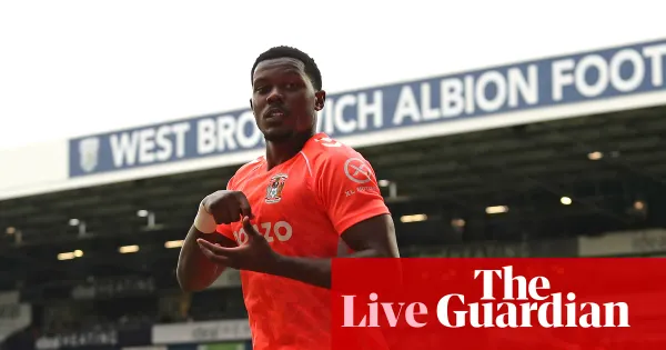 Aston Villa v Leeds, Chelsea v Burnley and EFL early scores — Football | The Guardian