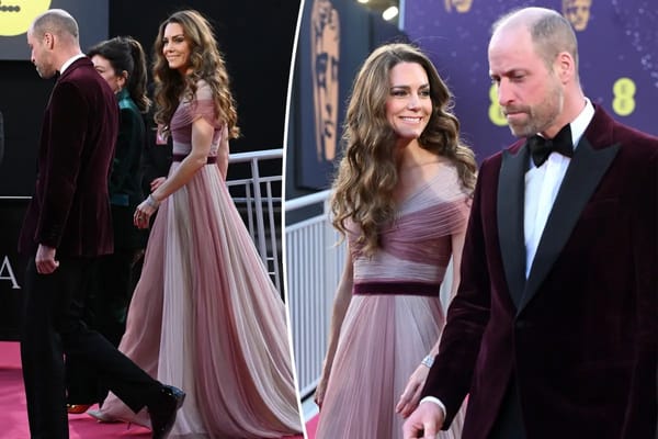 Kate Middleton brings back her blush Gucci gown for BAFTAs 2026 — Pagesix