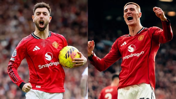Bruno Fernandes penalty and Sesko header lift Man Utd to third — Goal