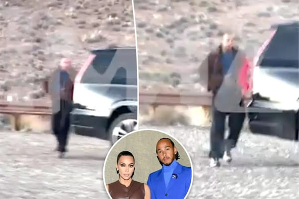 Kim Kardashian and Lewis Hamilton watch the desert sunset during romantic Arizona trip — Pagesix