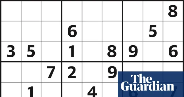 Sudoku 7,228 easy — Lifestyle | The Guardian