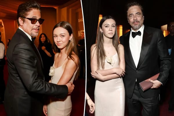Benicio del Toro's 14-year-old daughter debuts on SAG red carpet — Pagesix
