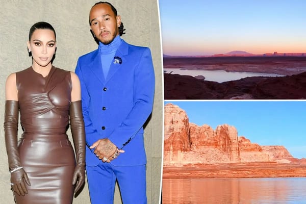 Kim Kardashian and Lewis Hamilton share epic photos from romantic Lake Powell trip — Pagesix