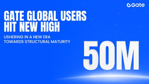 Gate hits 50 million users and signals structural maturity — Beincrypto