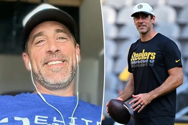 Aaron Rodgers turns workout question into cheeky sex confession — Pagesix