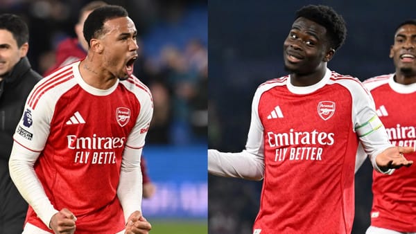 Arsenal 1-0 Brighton: Saka strike and colossal Gabriel keep Gunners top — Goal