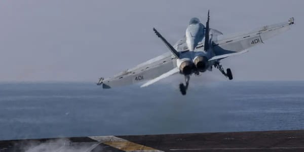 US strikes Iranian drone carrier; admiral says 'it's on fire' — Businessinsider