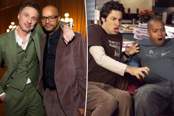 Zach Braff, Donald Faison recall 'heated' podcast fight — Pagesix
