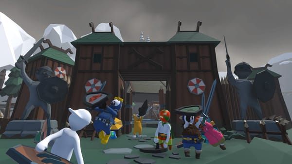 Human Fall Flat gets Viking map featuring Dave the Diver — Pcgamer