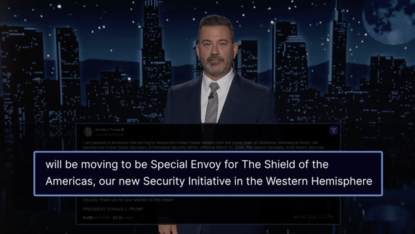 Jimmy Kimmel reacts to Trump firing Kristi Noem — Mashable