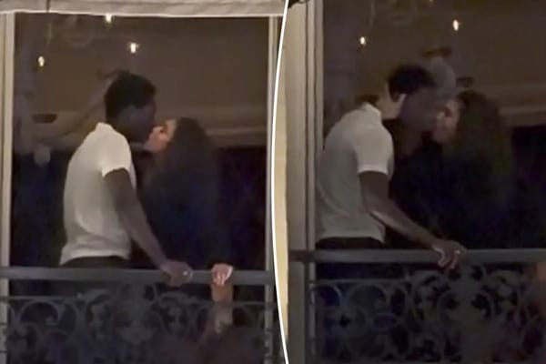 Lori Harvey and Damson Idris share steamy Paris balcony kiss — Pagesix