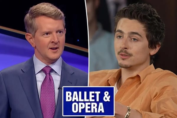 Jeopardy! roasts Timothée Chalamet with 'Ballet & Opera' category — Pagesix