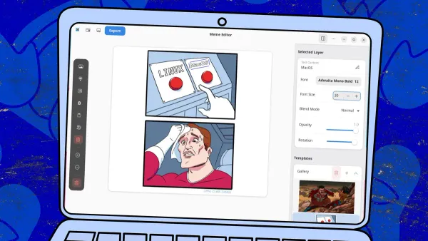 Free Linux app makes memes fast — no GIMP required — Latest news