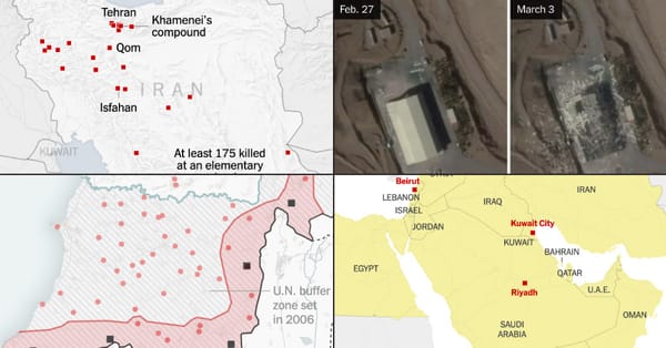 Iran War Maps: Tracking the Mideast Conflict — NYT > World News