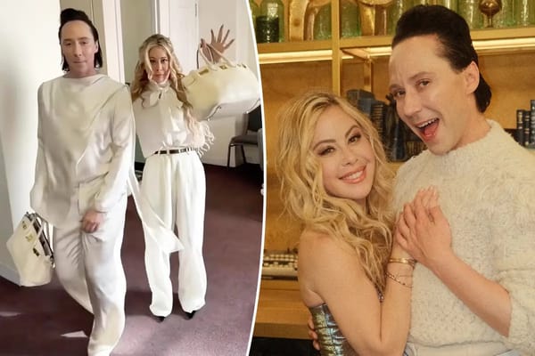 Tara Lipinski and Johnny Weir tease Rob Rausch with matching Birkins — Pagesix