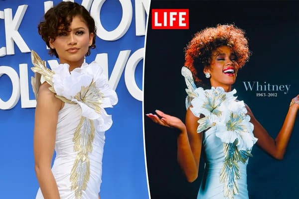 Zendaya stuns in Whitney Houston's dress at Essence awards — Pagesix