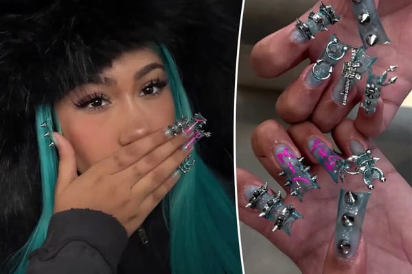 North West, 12, debuts new manicure with spikes and piercings — Pagesix